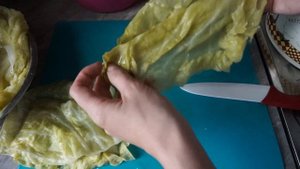 Голубцы с мясом из квашеной капусты/stuffed cabbage sauerkraut with meat
