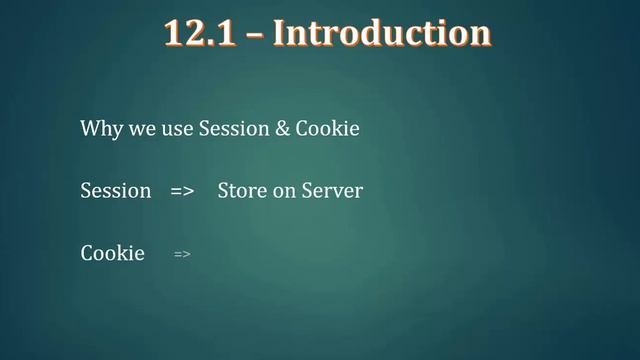 097 Session And Cookie Intro смотреть онлайн