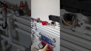 Монтаж котельной Baxi в процессе