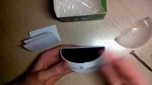 Светодиодный фонарь на солнечной батарее с детектором движения