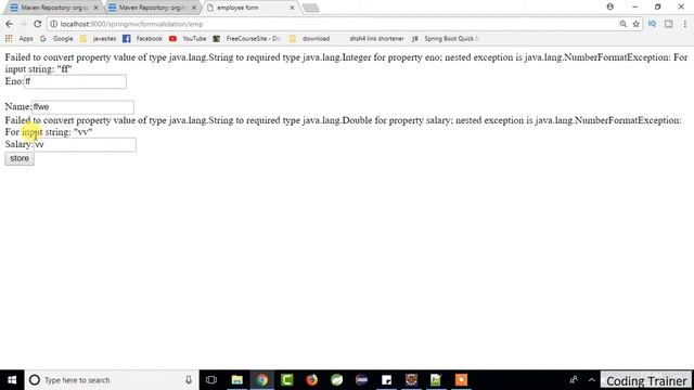 Spring Web MVC Form Validation | Spring MVC Form validation Api | Validation API given by sun/oracl смотреть онлайн