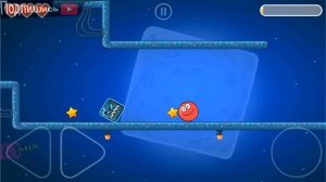 Красный шарик на Луне в игре для детей RED BALL 4. Увлекательное приключение