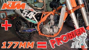 В КТМ - Китайский двигатель 177ММ, без проблем? Тюнинг КТМ 250SX-F 2016.