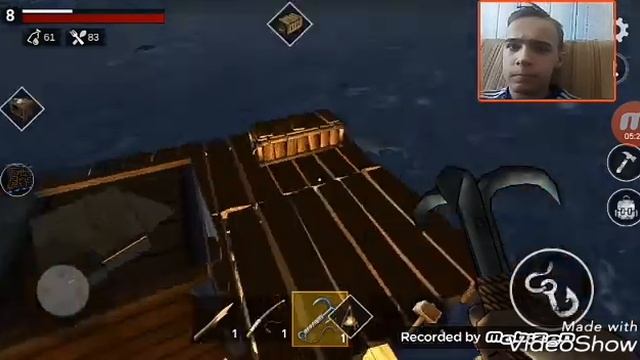 Обзор игры на телефоне Raft выживание на плоту