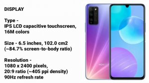 Honor 30 Youth@Honor 30 Lite//Full Specs & Price