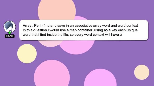 Array : Perl - find and save in an associative array word and word context смотреть онлайн