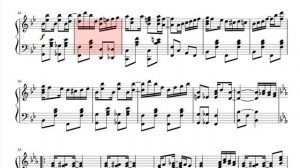 Boogie Woogie Pineapple Rag Joplin Piano Sheet Tutorial Буги Вуги Ананасовая тряпка ноты пианино