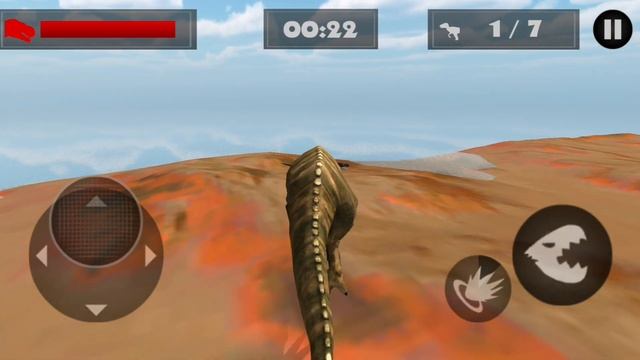 Hungry T Rex Island Dinosaur Hunt Android Gameplay #20 Tyrannosaurus Rex Simulator смотреть онлайн