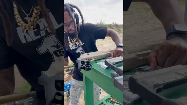 50 Bmg pistol made my hair fly!!