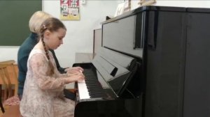 Пыркина Диана, Руденко Светлана Анатольевна. М. Качурбина "Мишка с куклой"