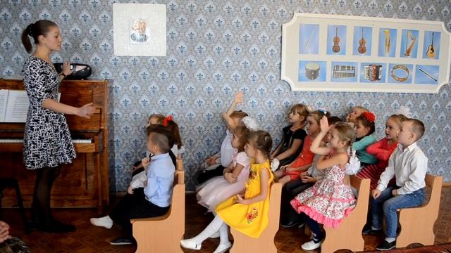 Музыкальное занятие в старшей группе МДОУ №129 смотреть онлайн