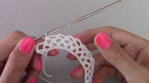 Простая кайма крючком для начинающих