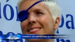 Former F1 Test Driver Maria De Villota Found Dead