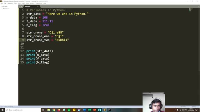 EPISODE 72 : PYTHON VARIABLES & EXAMPLES