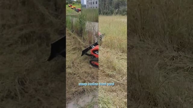 China made remote mower for hills low price for sale, chinese best remote slope mower