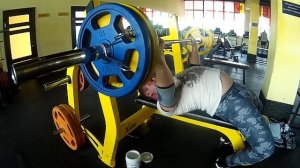 Д 2, Жим штанги лежа, 70 кг, 1 подход.