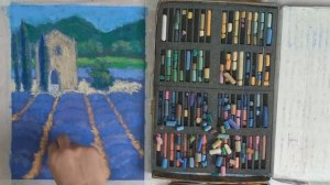 Рисуем прованс пастелью. Мастер класс