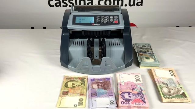 Обзор счетчик банкнот Cassida 5550 UV/MG смотреть онлайн