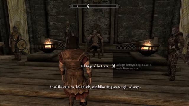 PART #3 - Elder Scrolls V: SKYRIM / meeting with Jarl in Whiterun / relaxing gameplay смотреть онлайн