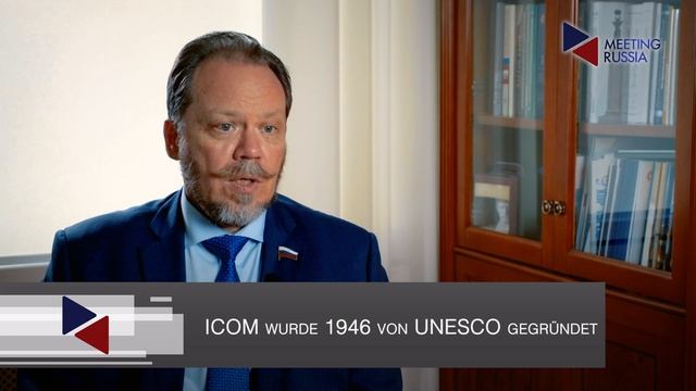 Alexander Scholochow, Präsident des ICOM Russland, spricht über Museendiplomatie