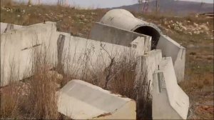 Дамба в селе Бондаренково Ленинского района Республики Крым разрушена