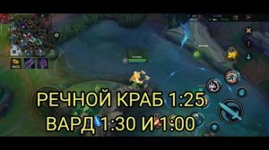 WILD RIFT ОБЩИЕ ТАЙМИНГИ ГАЙД ПО ЛЕСУ
