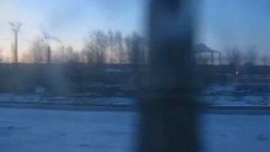 Отправление поезда с Ладожского вокзала
