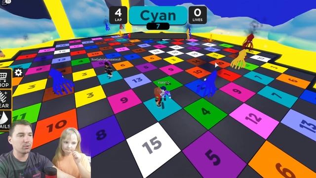 Прикольная игра РОБЛОКС Выбери Цвет или Умрешь Roblox Color Block Время Развлечений смотреть онлайн