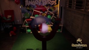 Angry Birds Live аттракцион. На праздник. SandStorm Art Group.