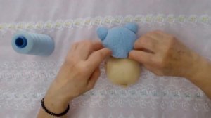 Кукла из капрона. Кукла из капрона для начинающих .Куклы в чулочной технике. Muñeca soft- 1ч