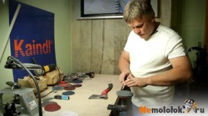 Как заточить нож с помощью дрели?