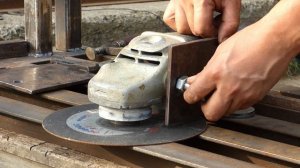 Make A Angle Grinder Sliding Cutting Jig