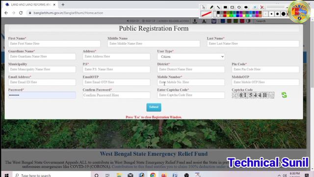 How to create User Id & Password in Banglarbhumi | BanglarBhumi Registration смотреть онлайн