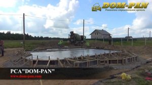 Заливка фундамента (часть4)