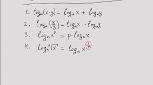 Преобразование числовых логарифмических выражений