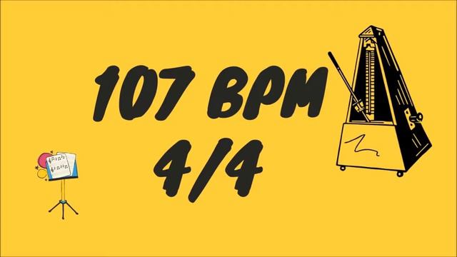 Metronome - 107 bpm 4/4 смотреть онлайн