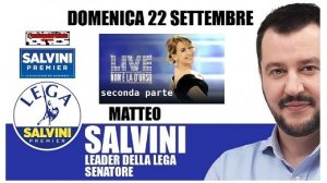 Matteo Salvini a "NON È LA D'URSO" - Seconda Parte (22-09-2019)