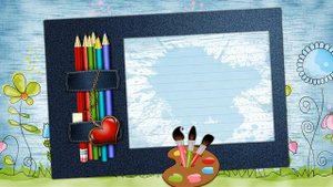 ФУТАЖ ДЕТСКИЙ АЛЬБОМ КРАСКИ.