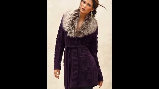 Вязаное Пальто Спицами - фото - 2019 / Knitted coat spokes - Photo / Strickmantel Speichen - Foto смотреть онлайн