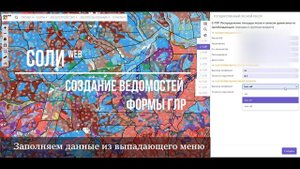 Формирование форм ГЛР (государственного лесного реестра)