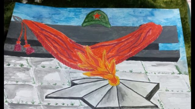 Выставка рисунков отделения ДПИ посвященная Дню Победы смотреть онлайн