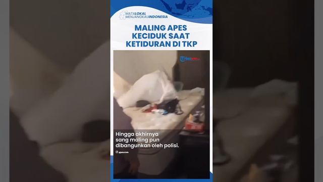 Hendak Mencuri! Maling Ketiduran di TKP Langsung Ditangkap Polisi: Cuma Numpang Tidur Pak