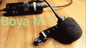 Boya M1 - идеальный микрофон для начинающего блогера