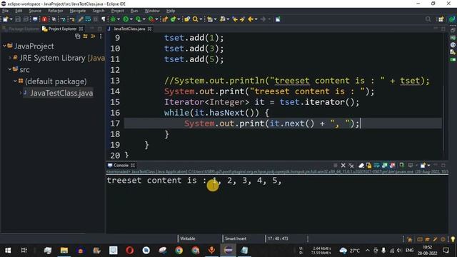 Java Tutorial #67 - Java TreeSet Class with Examples (Set Data Structure) смотреть онлайн