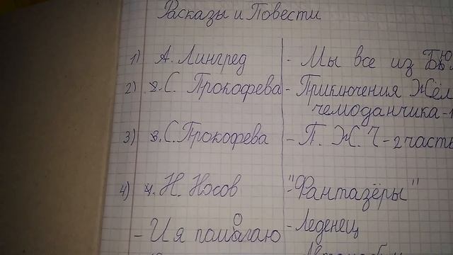 ЧИТАТЕЛЬСКИЙ ДНЕВНИК.
