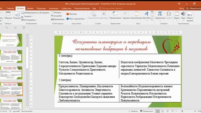 расчёт вибраций