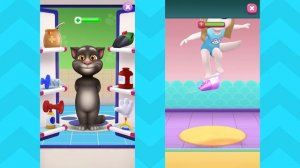 BFF Boo-Boos! 🙏 NEW My Talking Angela 2 + My Talking Tom 2 Side-By-Side Gameplay
