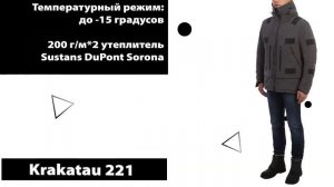 Куртка мужская водонепроницаемая демисезонная Россия Krakatau 221