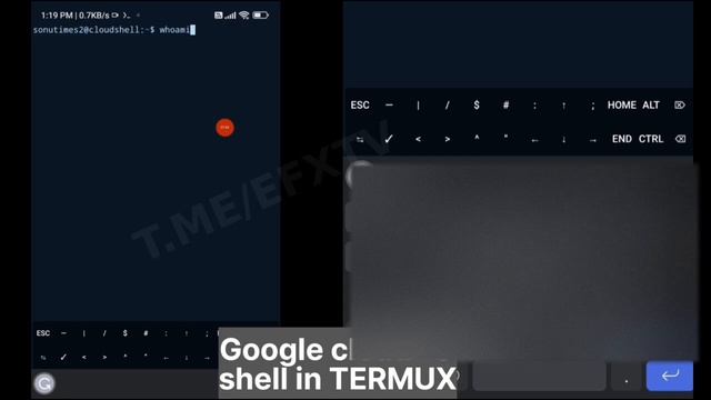 SSH Google Cloud shell in termux No ERROR | Docker with google shell in termux смотреть онлайн