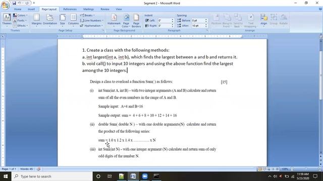 ICSE Computer Applications | JAVA | LIVE Coding | Segment II